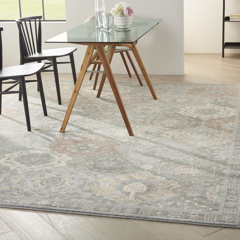 Oriental Indoor Rug, Rectangle 7'9" x 9'9"