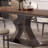 Modern Household Light Luxury Dining Table Sets 8 - Person Walnut Solid Wood Top Pedestal Dining Set