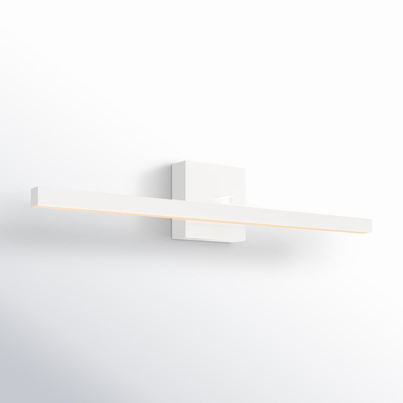 Rubie Single Dimmable LED Vanity Light, White