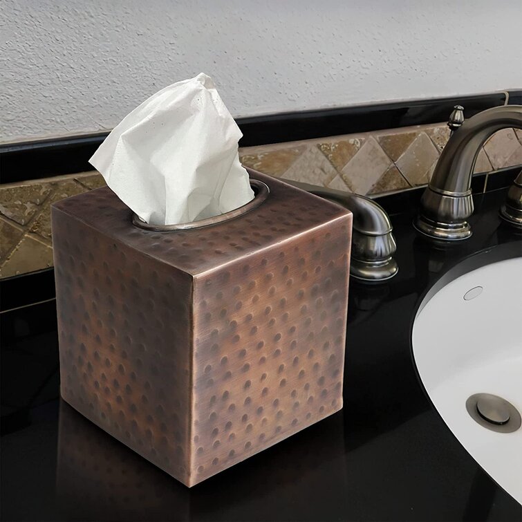 Hand Hammered Tissue Box Cover