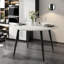 Ensembles de table de salle à manger extensible (doit inclure à la fois la table et la chaise), panneau de fibres à densité moyenne moderne