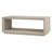 47.5" Wide Coffee Table with Open Lower Shelf — Alder White Scandinavian MDF Center Table for Living Room | Evie-202030868