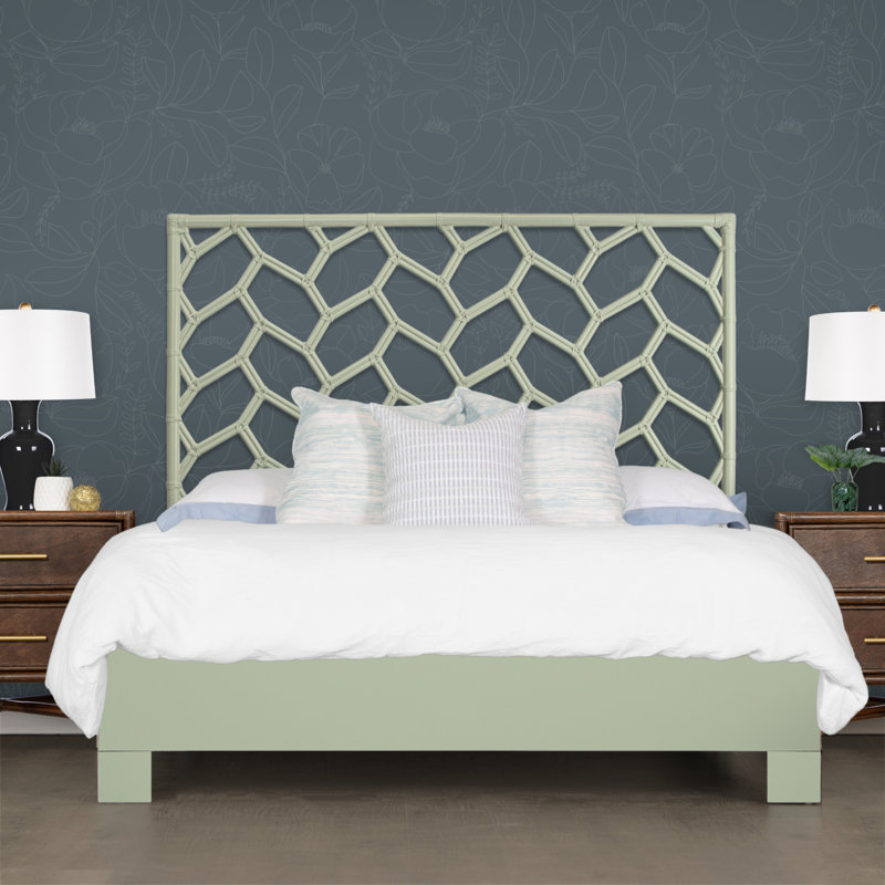 Silas Headboard, Celery Green, Queen