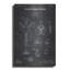 «Zipper Blueprint Vernis Chalkboard», art mural en métal-2088784599