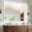 Miroir de salle de bain sans cadre à DEL, miroir intelligent-566337174-566337165-566337161