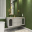 Meuble-lavabo simple 47,24 po avec plateau en pierre reconstituée Andreia