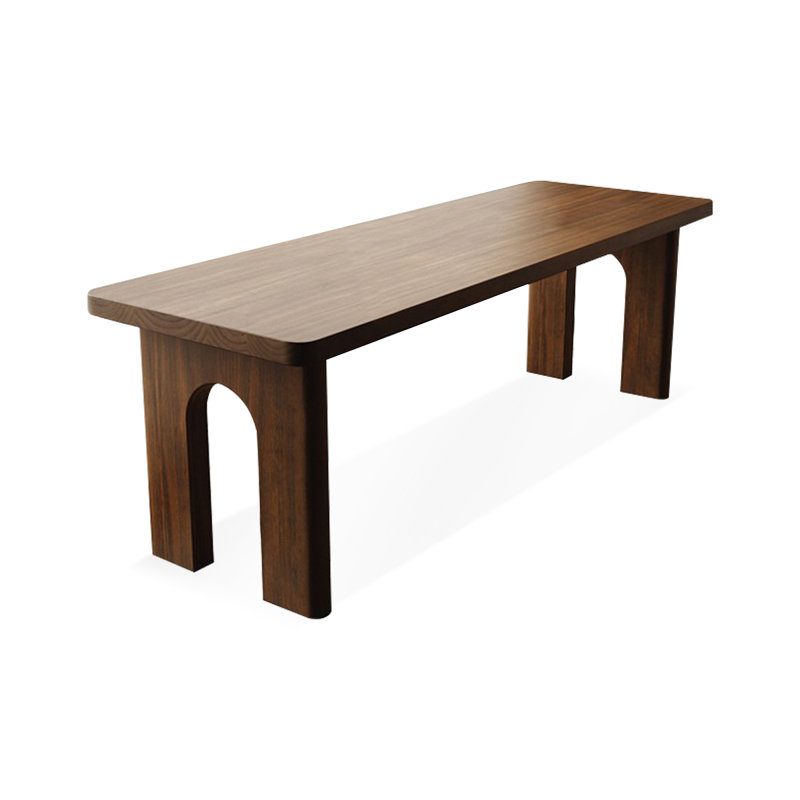 78.74"Light walnut Rectangular Solid Wood desks, 29.53" H x 78.74" W x 23.62" D