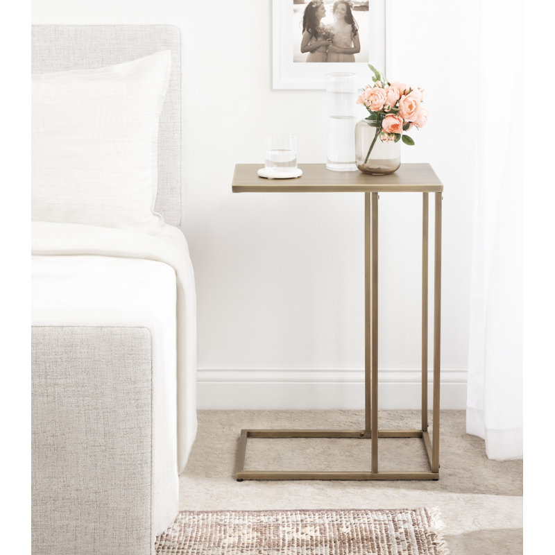 Amneet 27" Tall C End Table, Gold