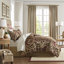 Ensemble d'édredon 4 pièces grand bourgogne-119418732-119418733