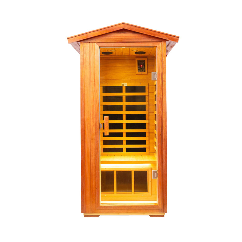 Sauna extérieur infrarouge lointain à une personne