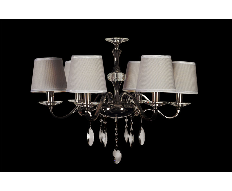 Intense 6 - Light Shaded Chandelier