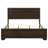 Villeparisis Dark Cocoa Eastern Panel Bed