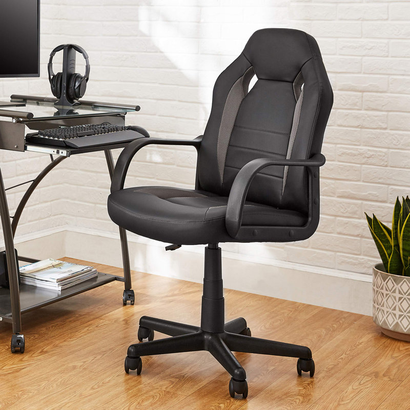 Chaise ergonomique inclinable, Gris / noir