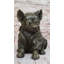 Mignon chihuahua en bronze