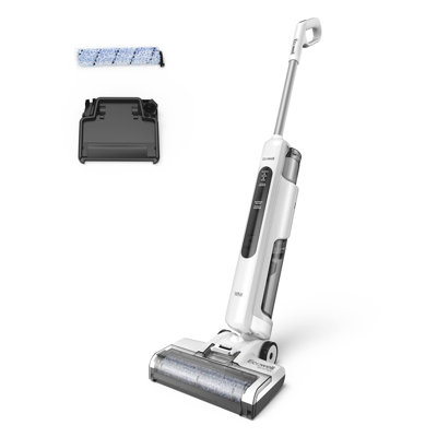 Aspirateur et balai sans fil ECOWELL avec rouleau autonettoyant, léger pour sols durs et tapis WCVP03