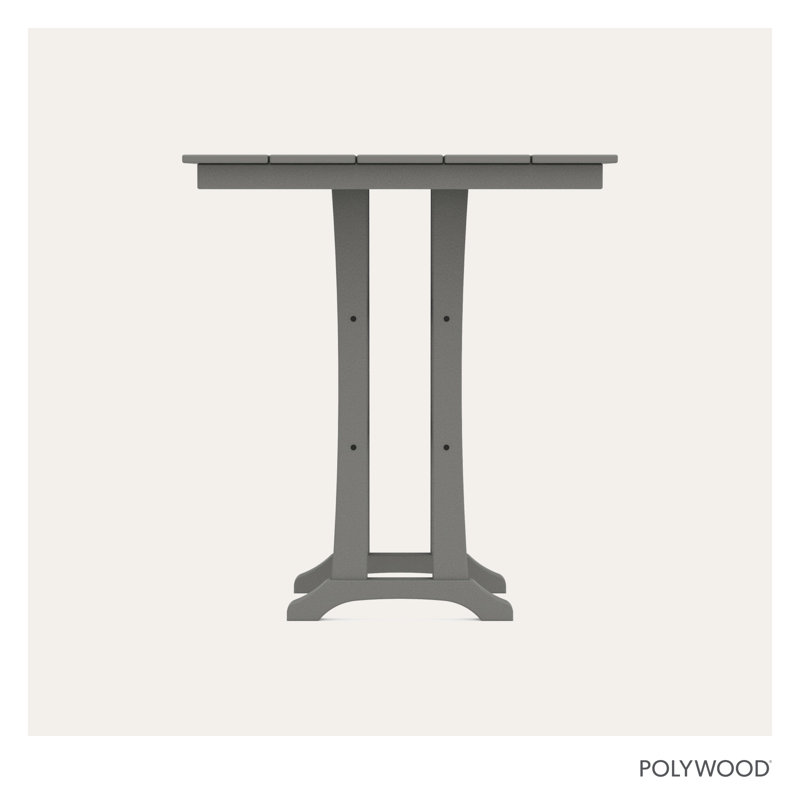 Farmhouse Trestle Dining Table, Slate Gray