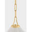 Luminaire suspendu large en laiton vieilli 1 lumière Mitzi Merida-114598539-114598540