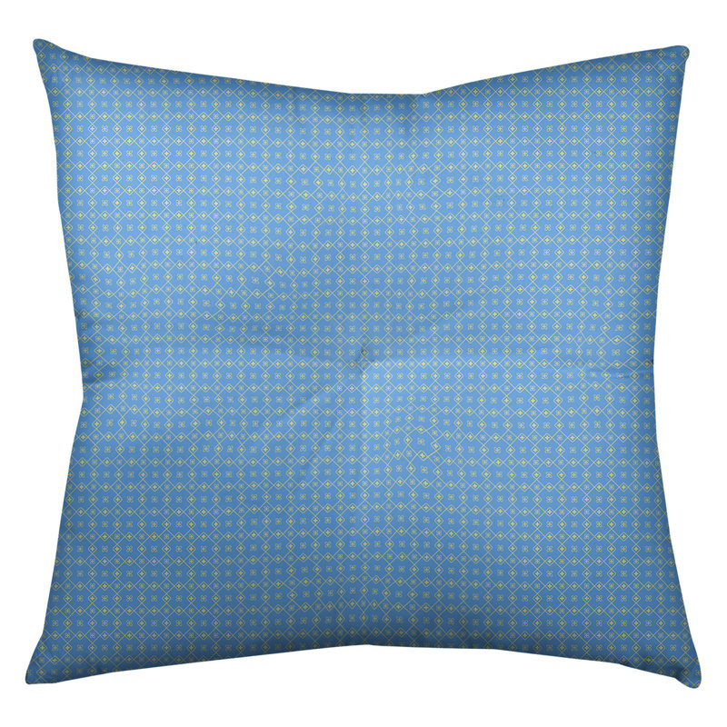 Coussin Katelyn Elizabeth, 30 po x 30 po, Jaune foncé