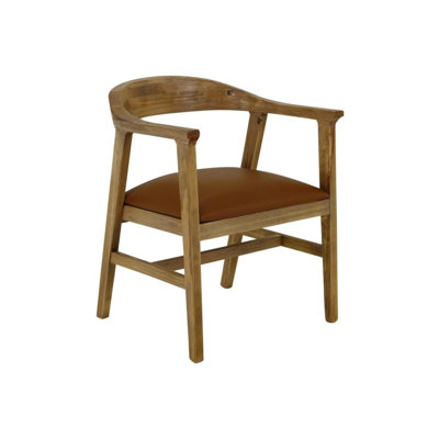 Ensemble de 4 fauteuils rembourrés en similicuir