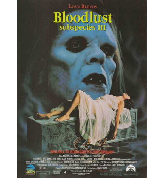 Posterazzi Pop Culture Graphics quot Bloodlust Subspecies III Movie Poster