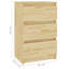 Gathard 40cm W Solid Wood Bedside Table-646239822