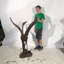 Bronze Flapping Heron Fountain