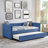 Daybed with Twin Size Pop-up Trundle Upholstered Tufted Sofa Bed, Twin Size, Boucle Fabric (83"x43"x29.5")-756149674-756149672