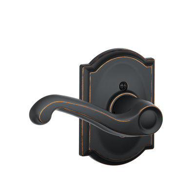 Flair Lever with Camelot Trim Non-Turning Lock