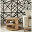 Grey and White Modern Abstract Stripe Wallpaper