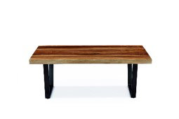 Solid Wood Top Single Coffee Table