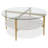 Otto Glass Top Single Coffee Table-1875894595