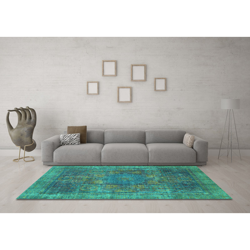 Montanye Performance Oriental Indoor Rug, Square 4'