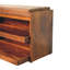 Banc de rangement escamotable en bois massif-1292229730
