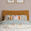 Lit plateforme en bois Phoenix avec pied de lit assorti-1747834-1747835