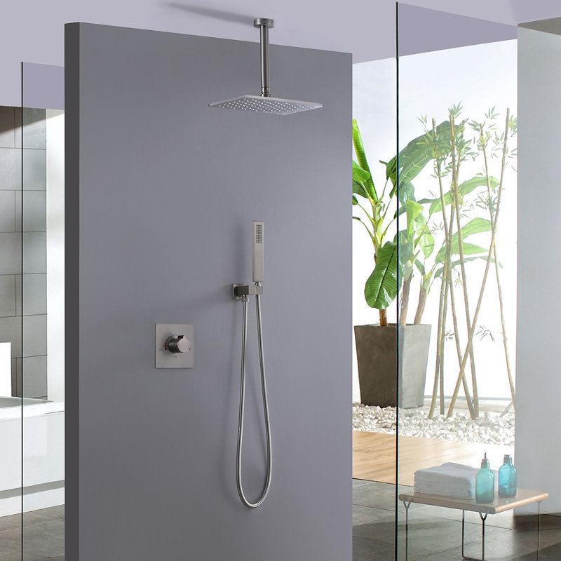 All-In-One Kit with Rough in-Valve, Brushed Nickel