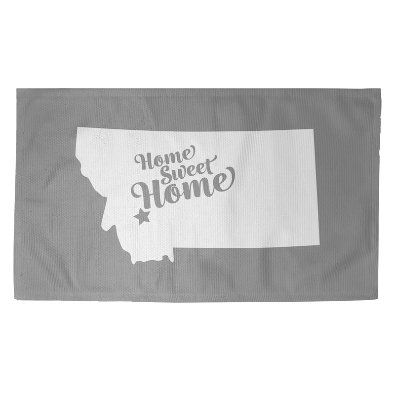 Tapis de zone gris doux home Butte, Rectangle 5 pi x 7 pi
