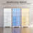 Modern Led Display Cabinet With Glass Doors, Adjustable Lighting & Motion Sensor-568698015