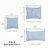 Ashton Collection 100% Cotton Chenille Tufted Pillow Sham with Medallion Pattern, Machine Washable Pillow Cover for All Season-1525304911-1484840850