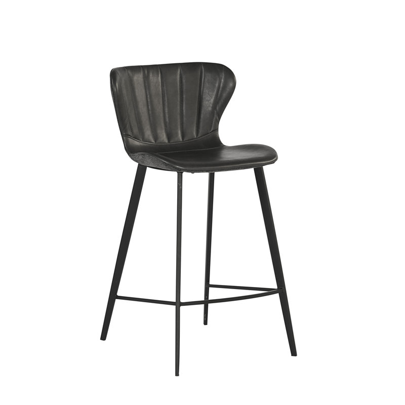 Tabouret de bar Arabella - Bravo Portabella / Polo Club Kohl gris, Tabouret de bar (siège d'une hauteur de 30 po), Noir