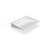 Badeloft 19.7" x 16.5" Stone Resin Undermount Ramp Bathroom Sink UB-04-M-G in Glossy White-71992042