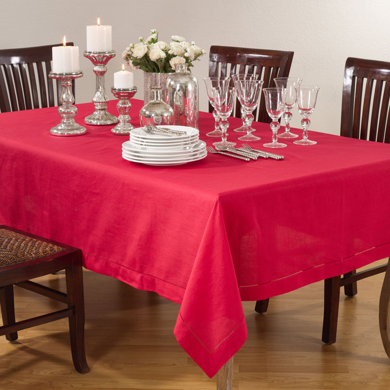 Polyester Tablecloth, Navy Blue, 72" L x 72" W