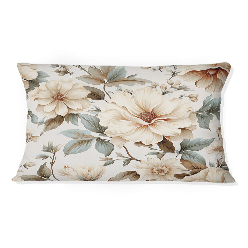 Floral Throw Pillow