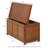 Loon Peak® Ermont 44.5'' W 65 Gallons Water Resistant Solid Wood Teak Deck Box in Natural