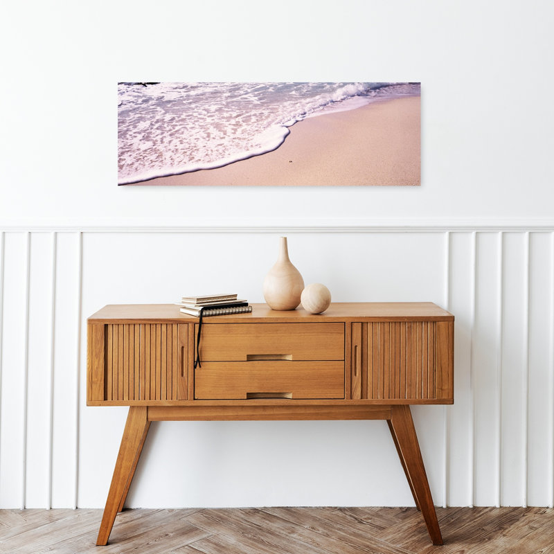 High Angle View of Surf On The Beach, The Baths, Virgin Gorda, îles Vierges britanniques, art mural tropical