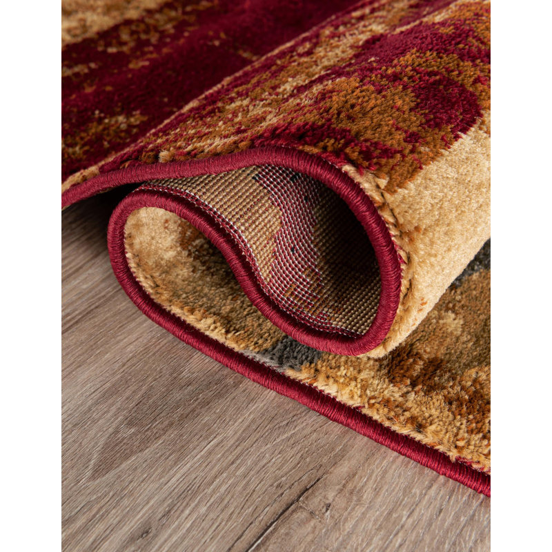 Adetomiwa Geometric Multi Area Rug, Oval 6'1" x 9'