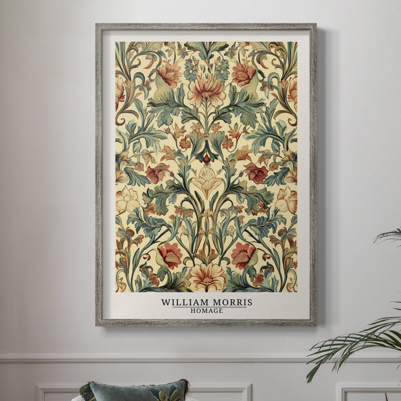 Reproduction encadrée de bois massif de la série CMVII de la série WALMRIS, H 30 po x l 24 po