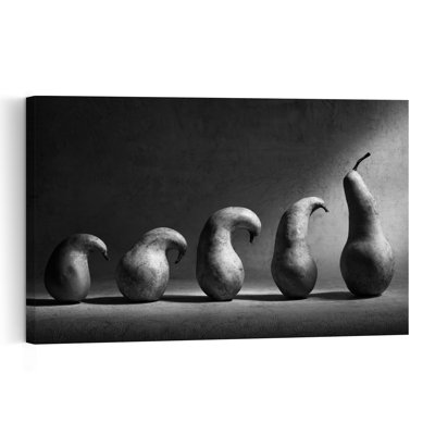 Pears Of Progression Elegant Minimalist Organic Fruit Wall Art Print