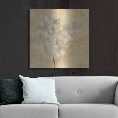 Art mural en métal Winston Porter «White Narcissus Crop» par Cheri Blum