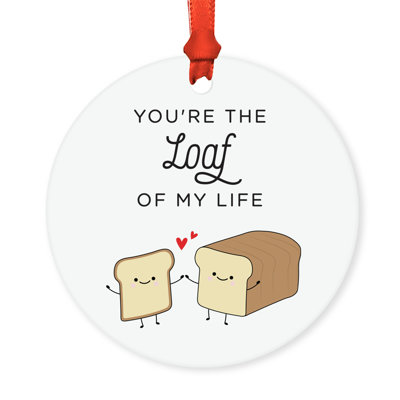 Ornement boule à pain Funny Food pun