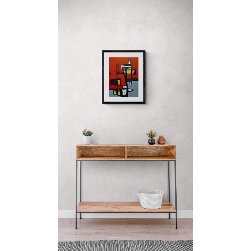 Playback Print by Carlos Davila Rinaldi, 21.25" H x 17.25" W, Black Framed Paper